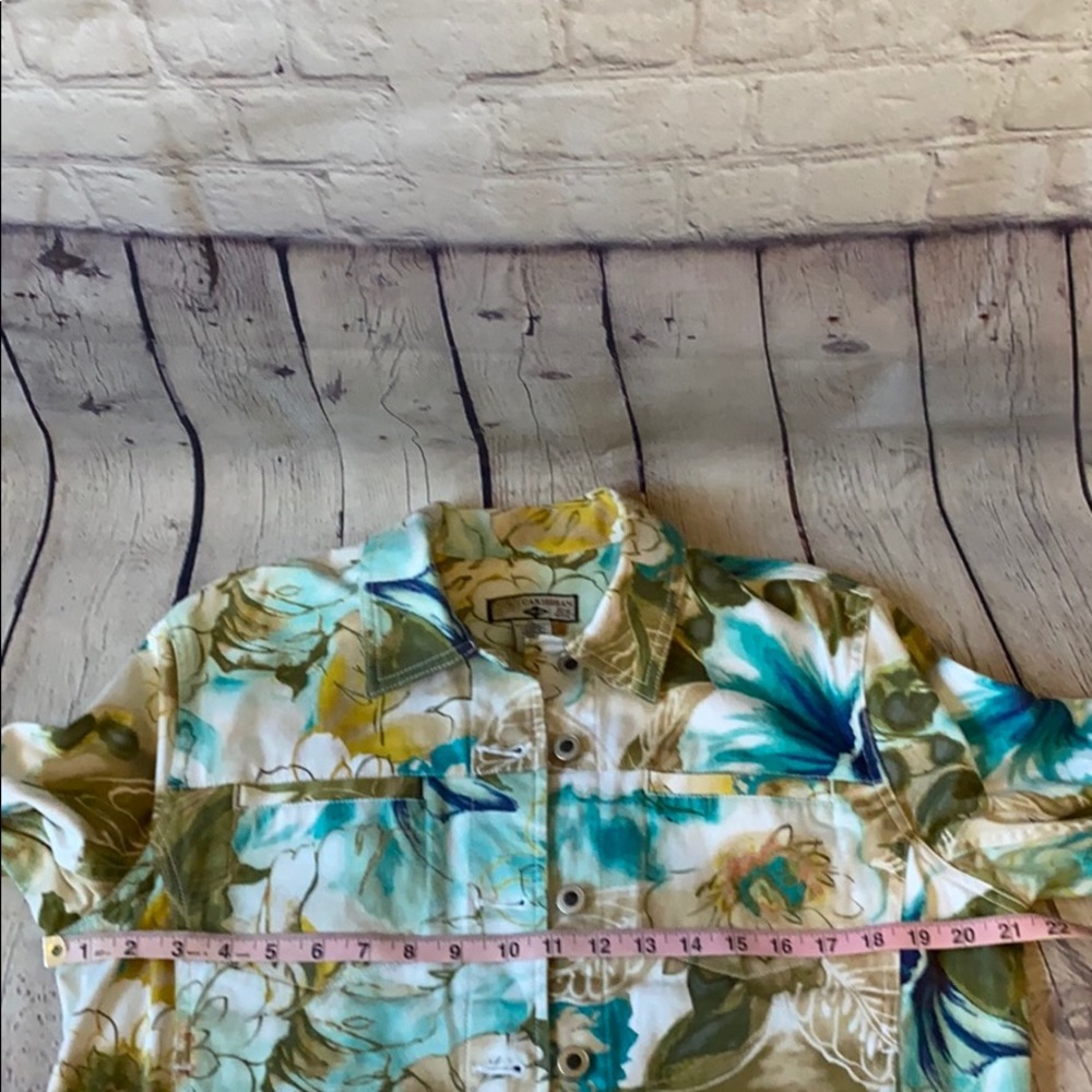 Caribbean Joe Hawaiian floral jacket blazer coat - Picture 5 of 8